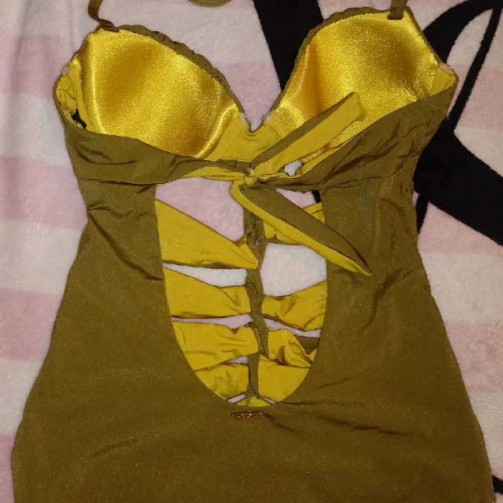A.Che' CutOut Lunar 1-piece Bathing Suit NEW - Picture 4 of 6